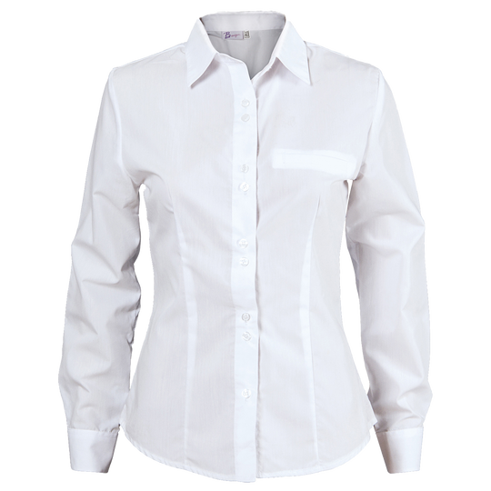 Γυναικείο μακρυμάνικο πουκάμισο ELEGANCE WHITE