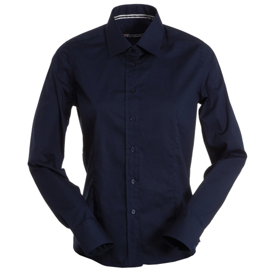 Γυναικείο μακρυμάνικο πουκάμισο PAYPER HOSTESS NAVY BLUE