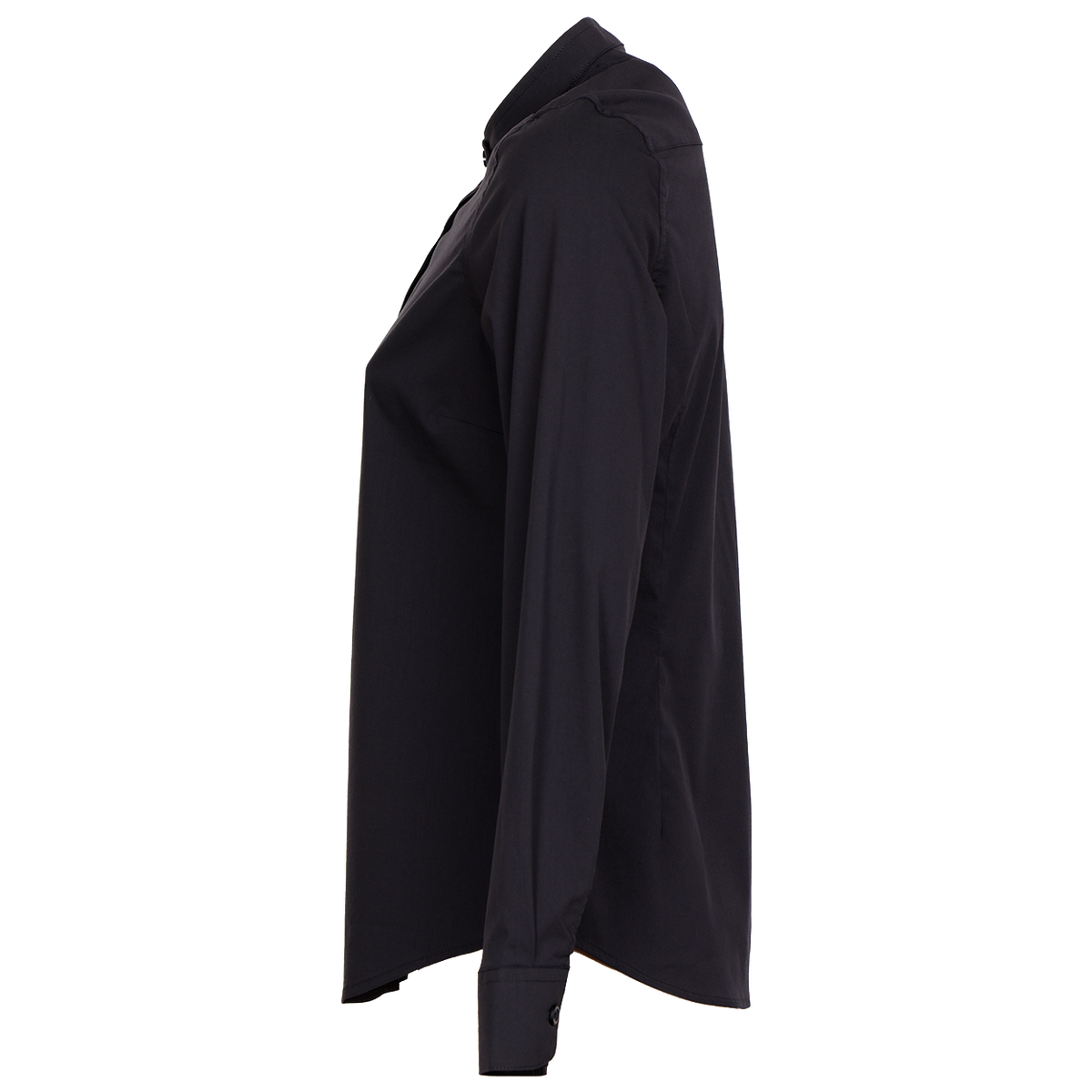 Γυναικείο πουκάμισο με γιακά Mandarin VELILLA BLACK - 3