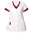 Γυναικεία Ιατρική Μπλούζα άσπρο ALEGRA WHITE/DARK PINK