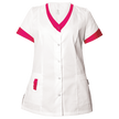 Γυναικεία Ιατρική Μπλούζα άσπρο ALEGRA WHITE/DARK PINK