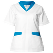Γυναικεία Ιατρική Μπλούζα άσπρο FABIANA WHITE/BLUE