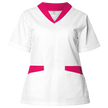 Γυναικεία Ιατρική Μπλούζα άσπρο FABIANA WHITE/DARK PINK
