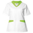 Γυναικεία Ιατρική Μπλούζα άσπρο FABIANA WHITE/LIGHT GREEN