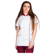 Γυναικεία Ιατρική Μπλούζα άσπρο SINTIA WHITE/BORDEAUX - 1