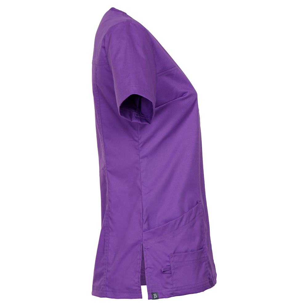 Γυναικεία ιατρική μπλούζα VICTORIA DARK PURPLE - 3