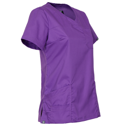Γυναικεία ιατρική μπλούζα VICTORIA DARK PURPLE - 5