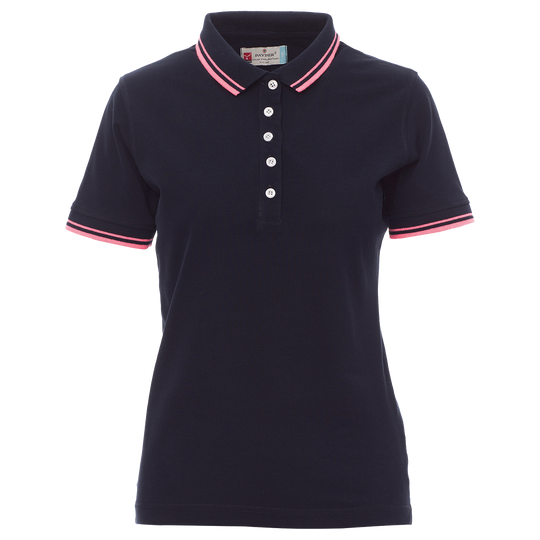 PAYPER SKIPPER BLACK Lady's polo t-shirt