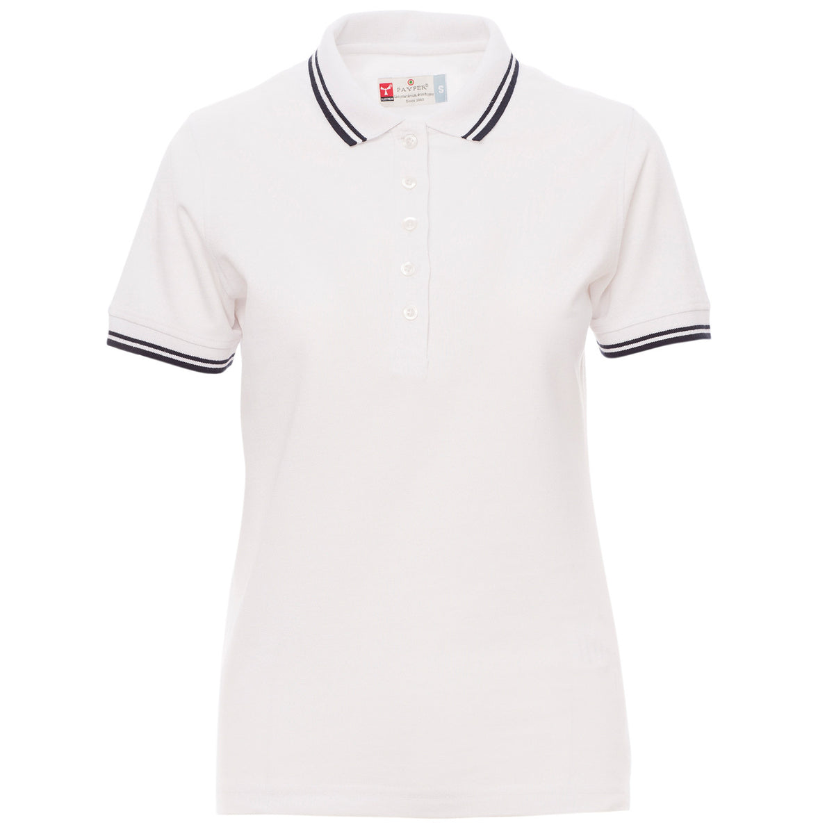 PAYPER SKIPPER WHITE Lady's polo t-shirt
