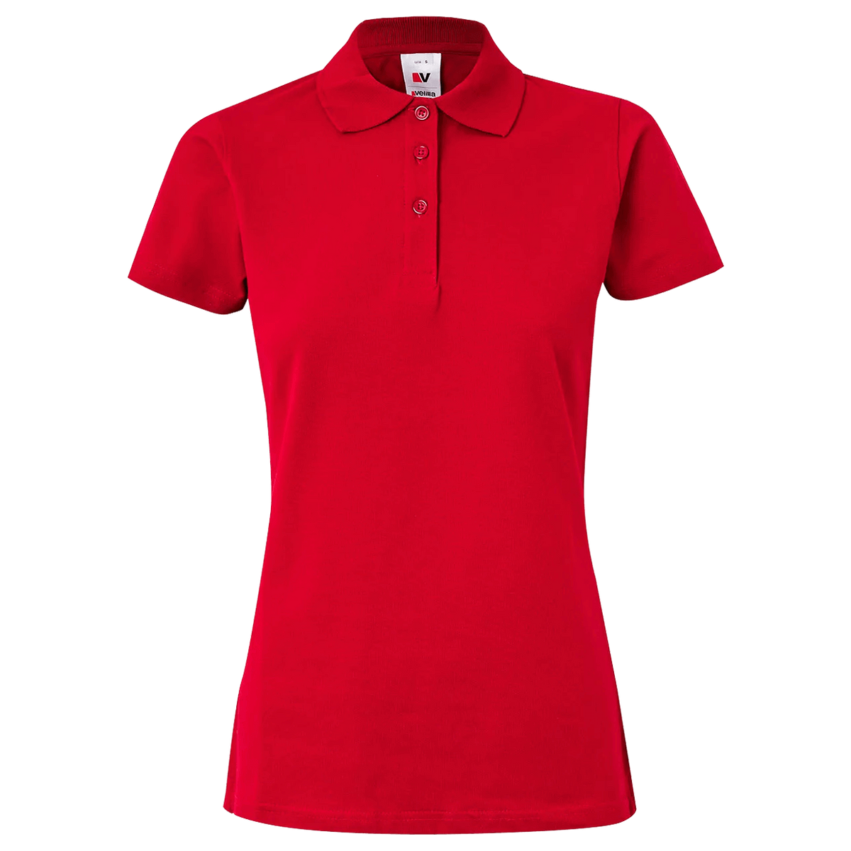 Γυναικείο μπλουζάκι πόλο VELILLA RED - 1