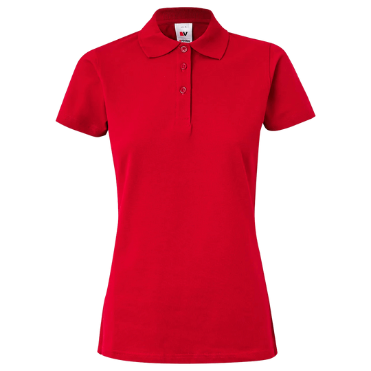 Tricou dama cu guler VELILLA ROȘU - 1