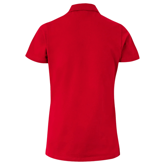 Tricou dama cu guler VELILLA ROȘU - 2