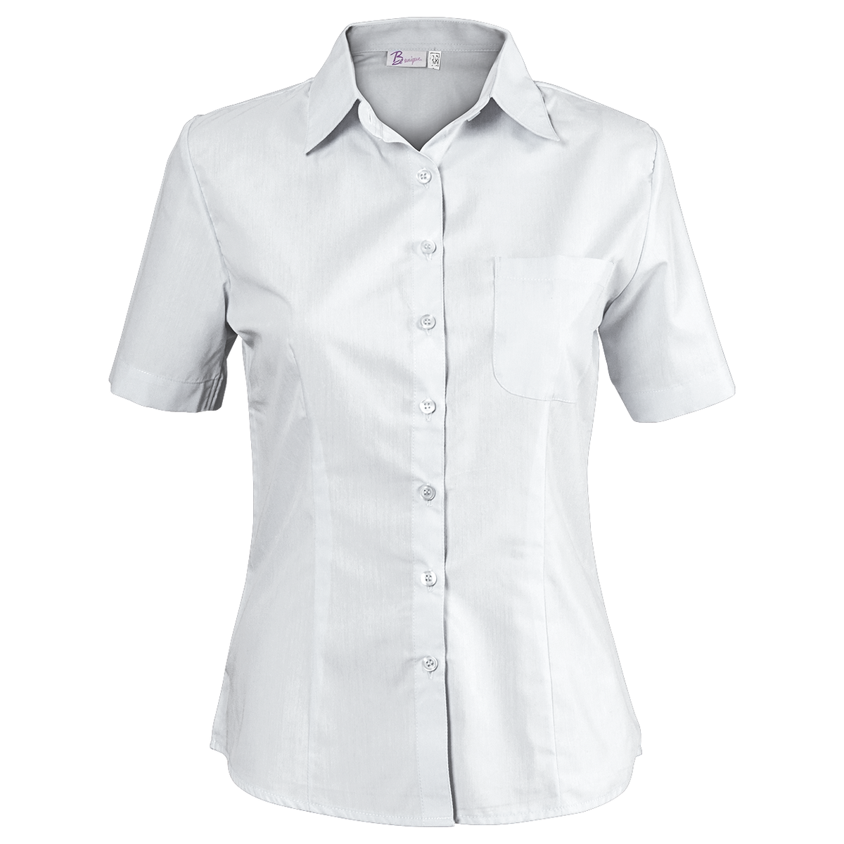 Lady's short sleeve shirt CAMISA WHITE