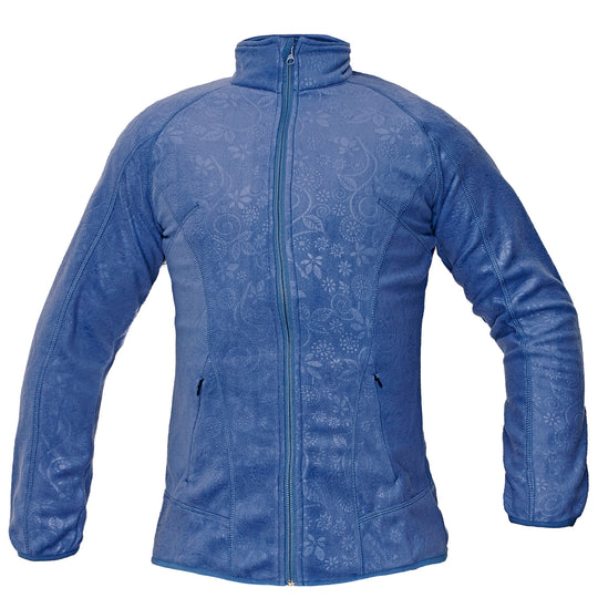 Γυναικεία φλιζ ζακέτα YOWIE LIGHT BLUE - 1