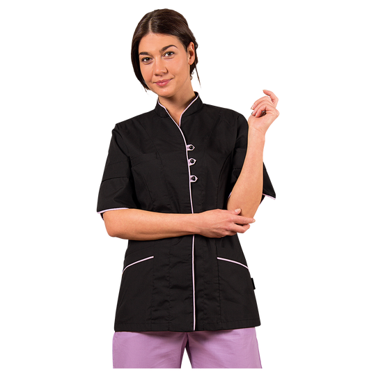 Γυναικεία Μπλούζα Εργασίας μαύρο BARISA BLACK/VIOLET