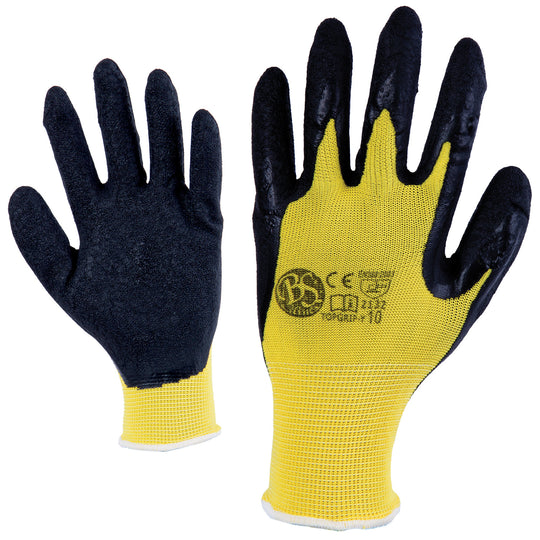 BS TOPGRIP-Y Latex dipped gloves