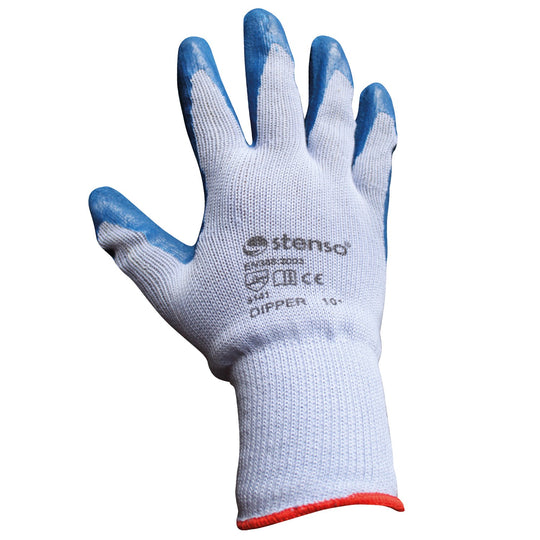Γάντια βουτηγμένα σε λατέξ DIPPER BLUE
