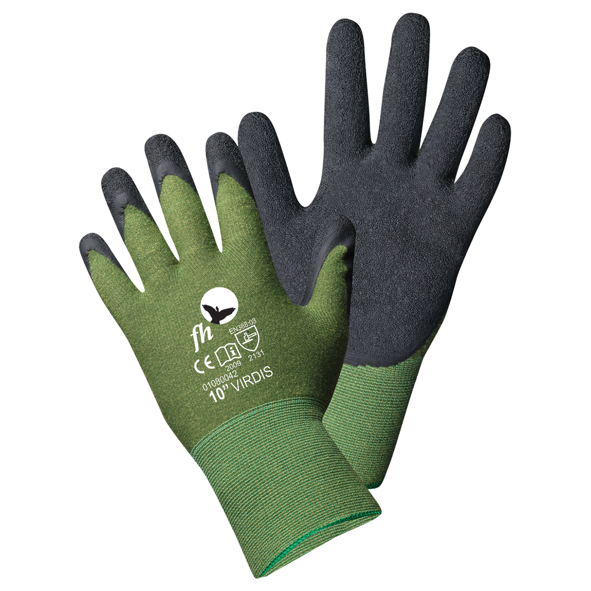 VIRDIS Latex dipped gloves