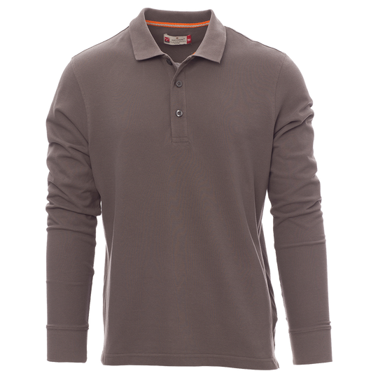 Μακρυμάνικο μπλουζάκι πόλο PAYPER FLORENCE DARK GREY