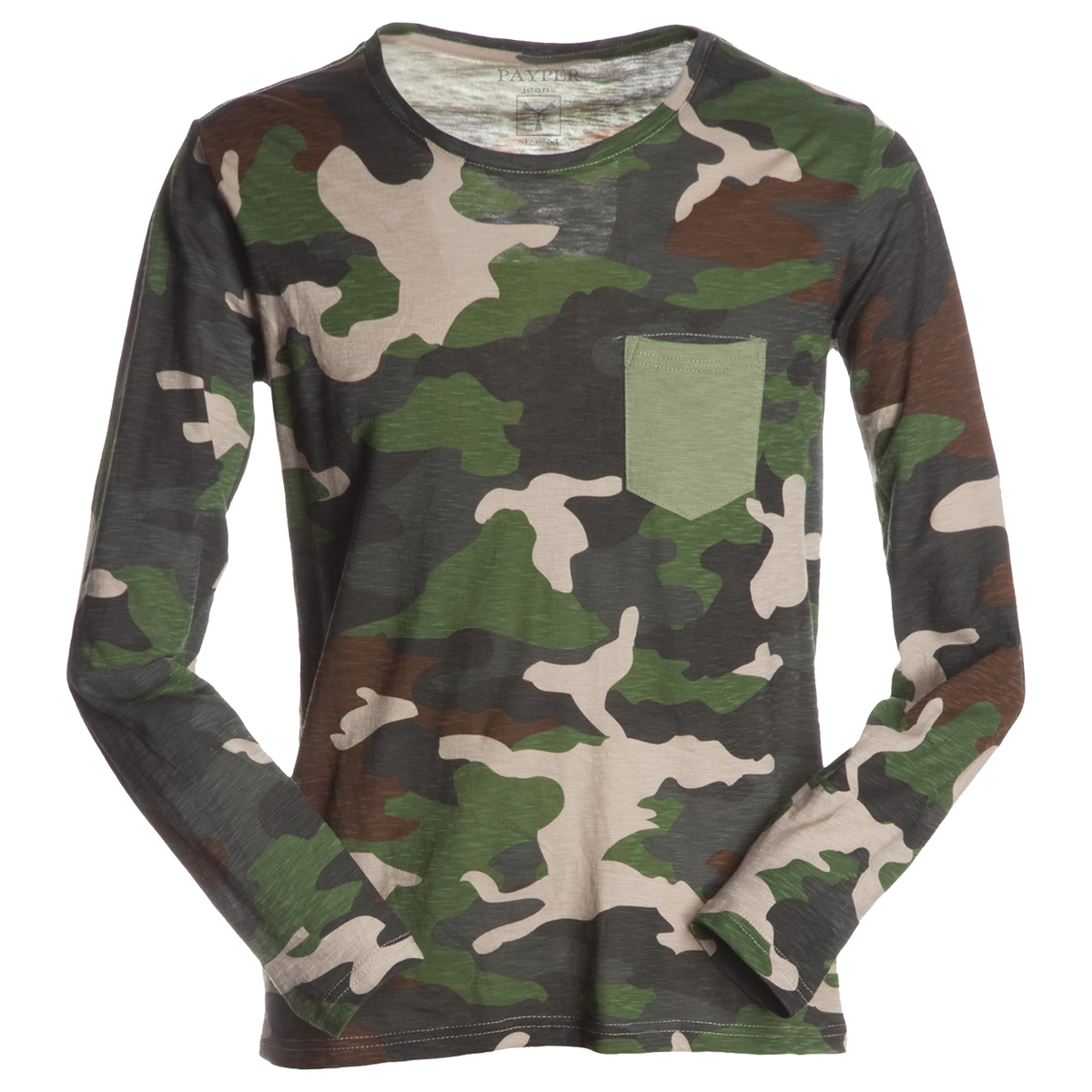 Μακρυμάνικο μπλουζάκι PAYPER LIVING CAMOUFLAGE