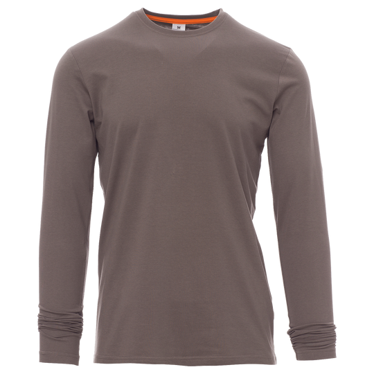 Μπλουζάκι με μακριά μανίκια PAYPER PINETA DARK GREY