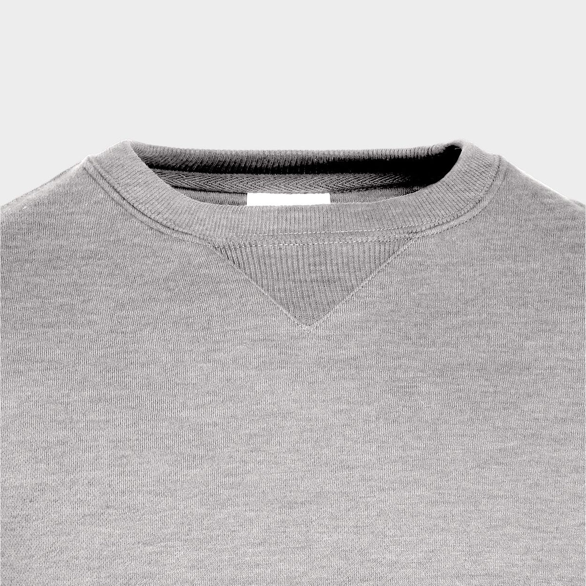 Μπλουζάκι με μακριά μανίκια REMO GREY MELANGE (TOURS) - 7