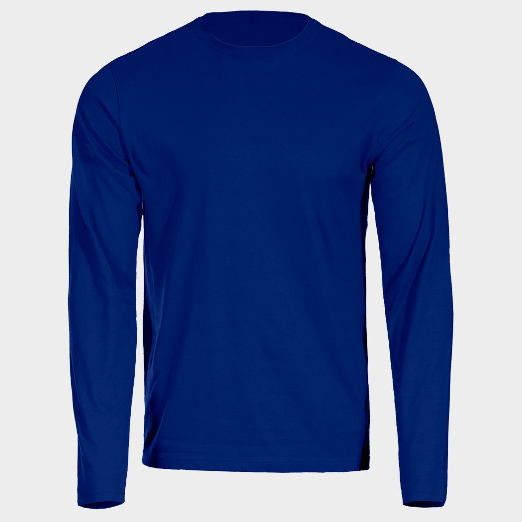 Μπλουζάκι με μακριά μανίκια STENSO KAOS ROYAL BLUE - 1