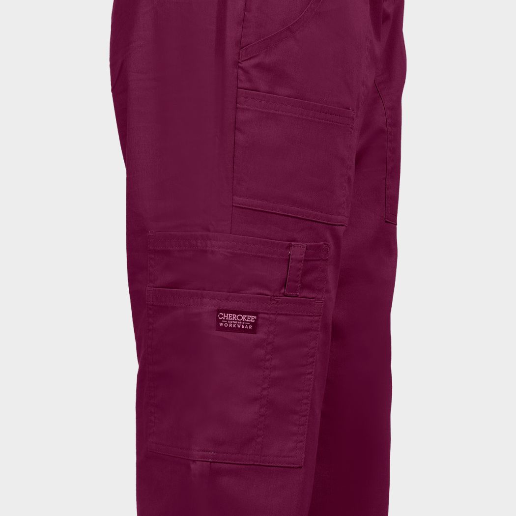 Ιατρικό παντελόνι CHEROKEE MR CARGO BORDEAUX WWE4005 - 5