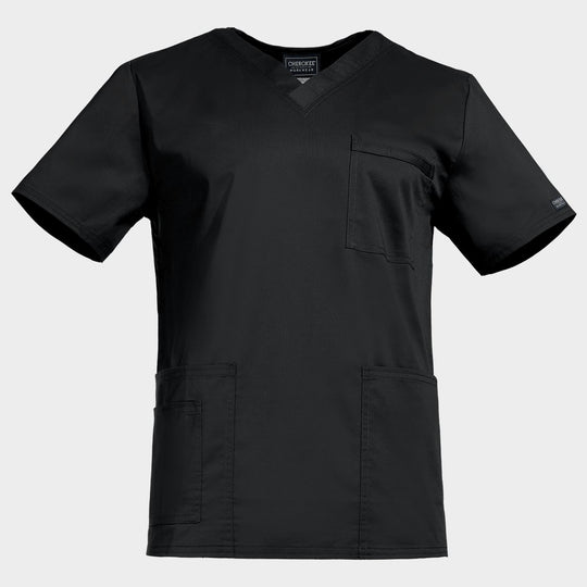 Ιατρική μπλούζα CHEROKEE V-NECK BLACK WWE4725 - 1