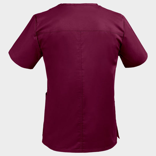 Ιατρική μπλούζα CHEROKEE V-NECK BORDEAUX WWE4725 - 2