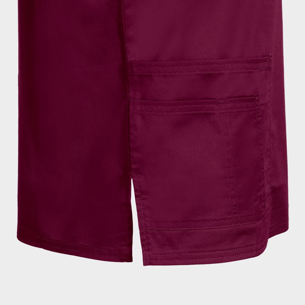 Ιατρική μπλούζα CHEROKEE V-NECK BORDEAUX WWE4725 - 6