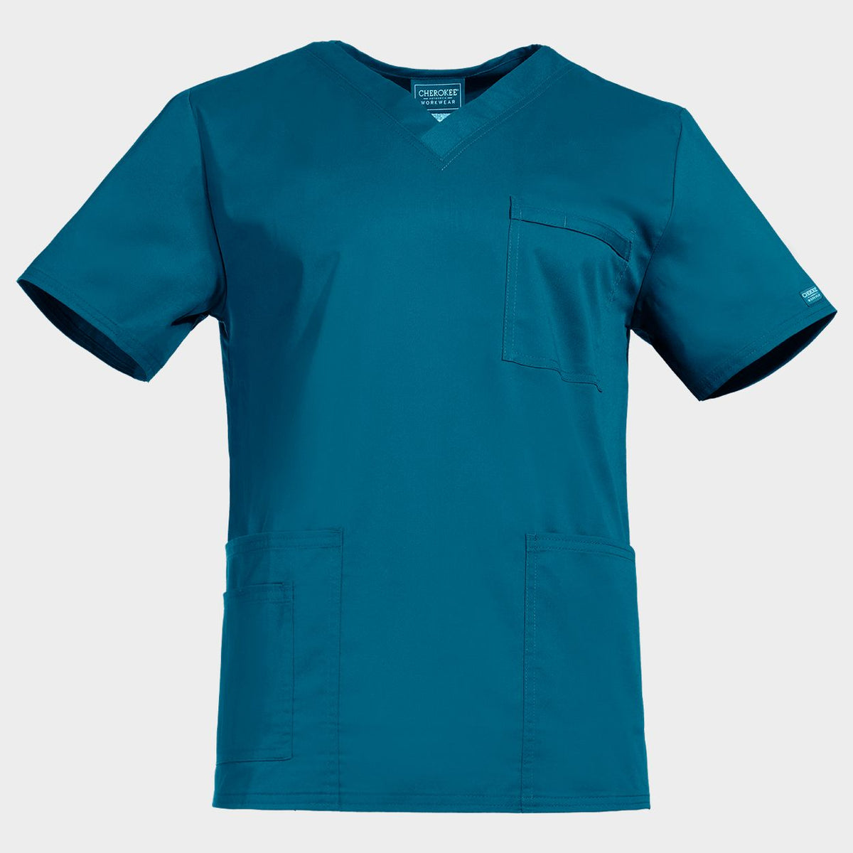 Ιατρική μπλούζα CHEROKEE V-NECK PETROL WWE4725 - 1