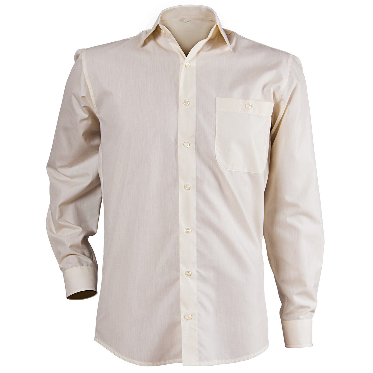 CAMISA BEIGE Men's long sleeve shirt