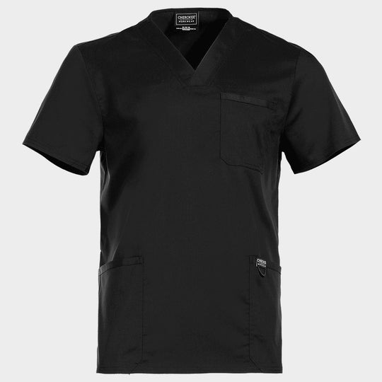 Ανδρική ιατρική μπλούζα CHEROKEE V-NECK BLACK WWE670 - 1