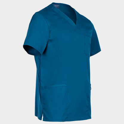 Ανδρική ιατρική μπλούζα CHEROKEE V-NECK CARIBBEAN BLUE WWE670 - 5