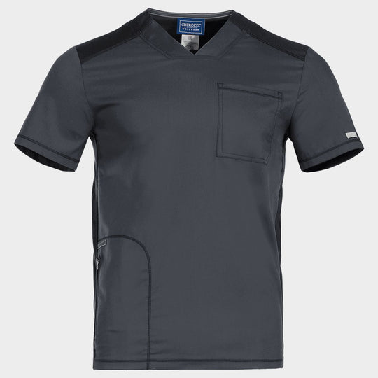 Ανδρική ιατρική μπλούζα CHEROKEE V-NECK GREY WWE603 - 1