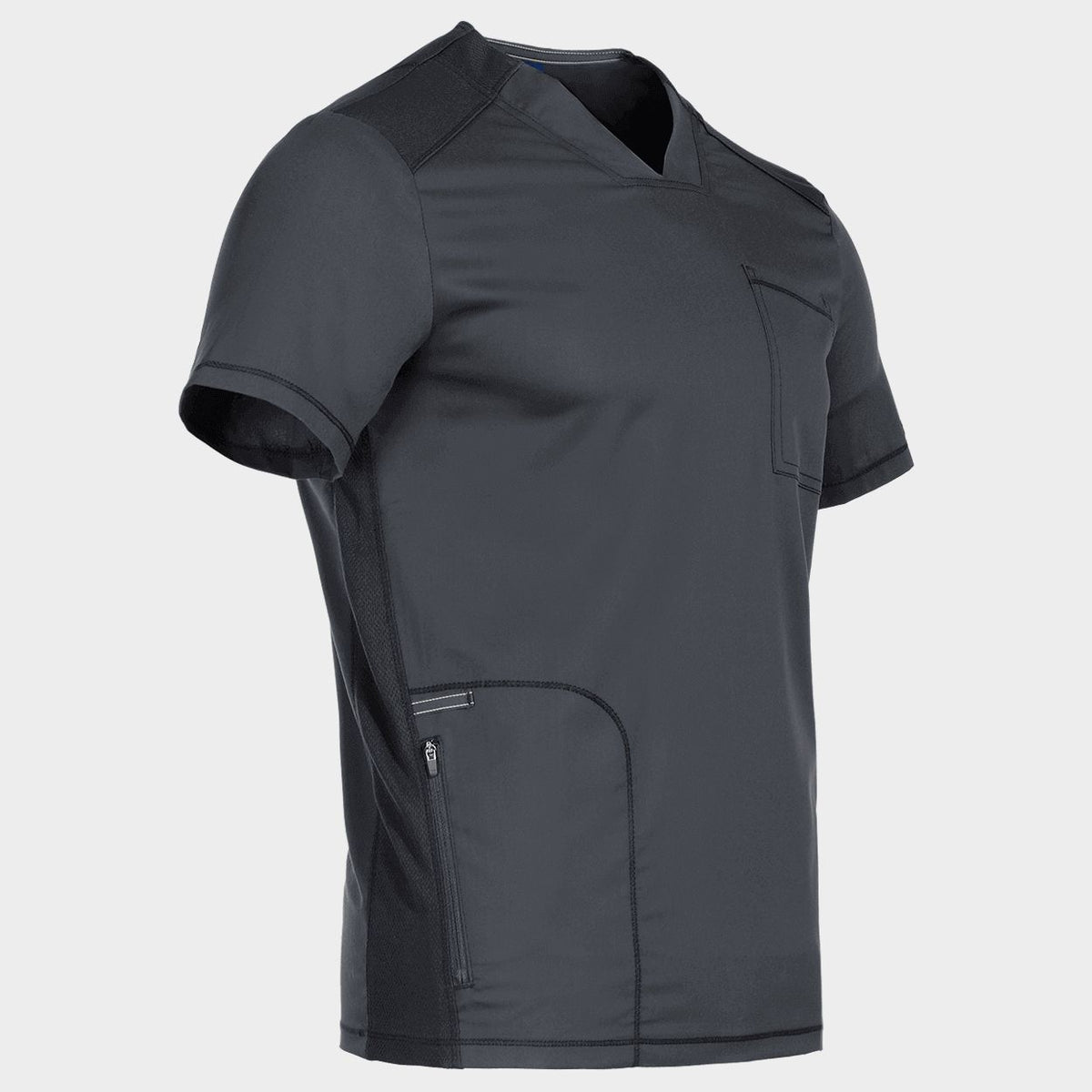 Ανδρική ιατρική μπλούζα CHEROKEE V-NECK GREY WWE603 - 4