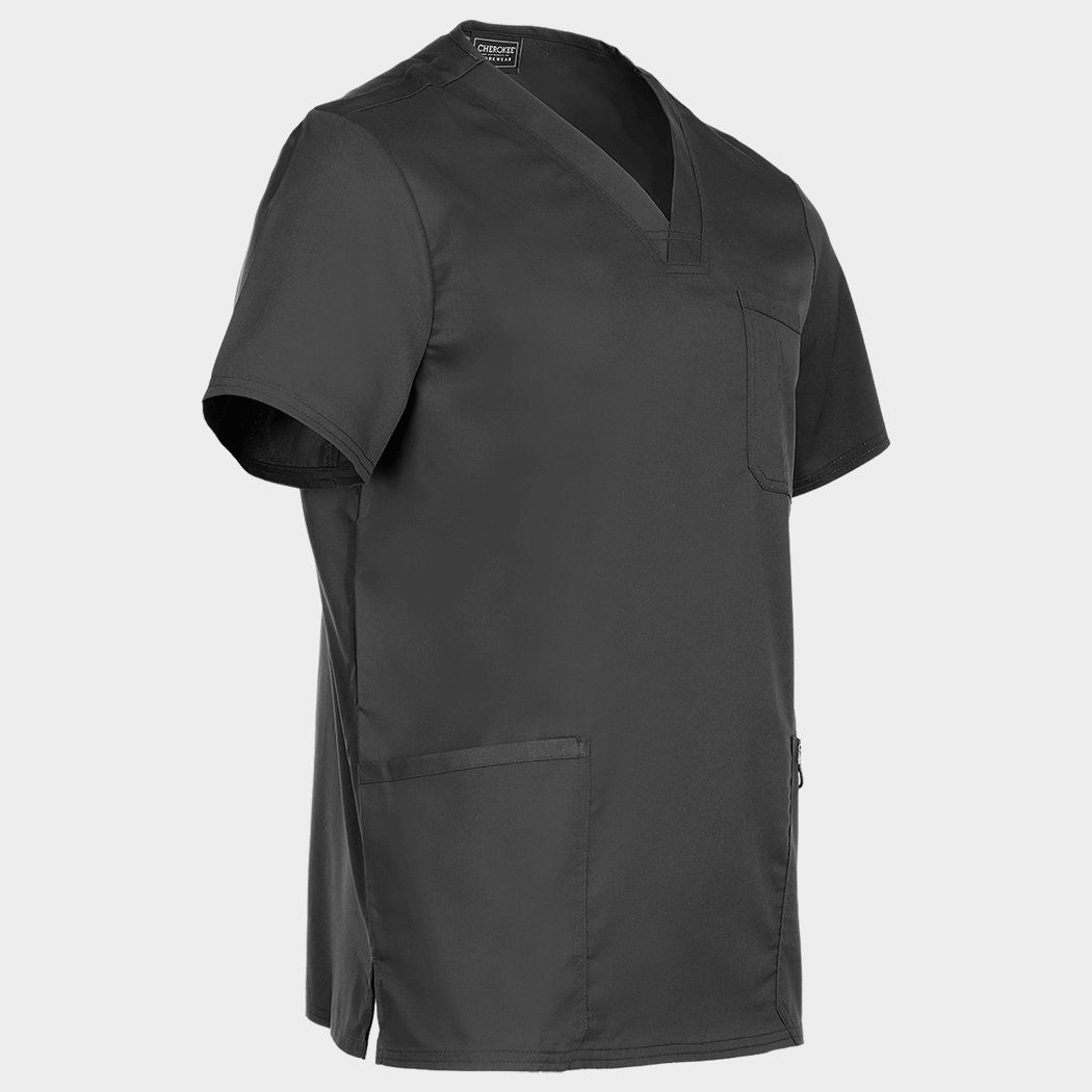 Ιατρική μπλούζα CHEROKEE V-NECK GREY WWE670. Men's - 5