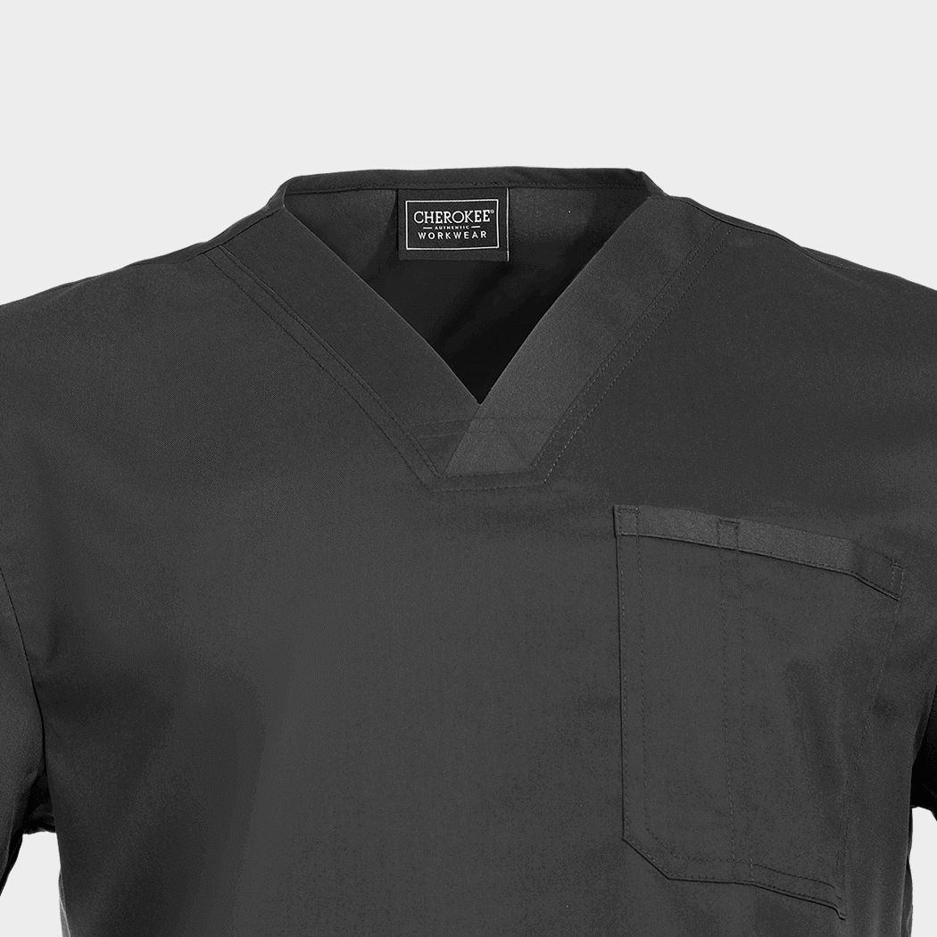 Ιατρική μπλούζα CHEROKEE V-NECK GREY WWE670. Men's - 6
