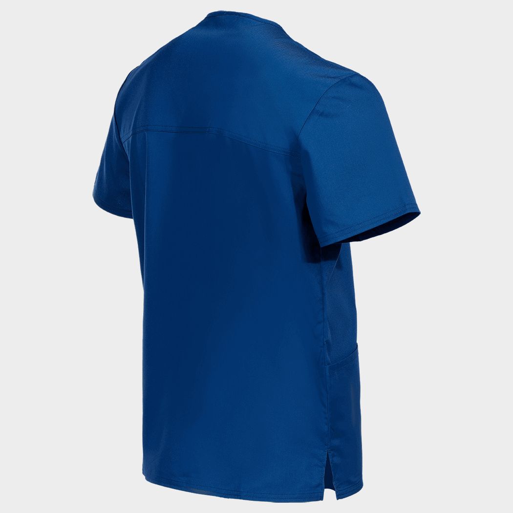 Ιατρική μπλούζα CHEROKEE V-NECK NAVY BLUE WWE670. Men's - 3
