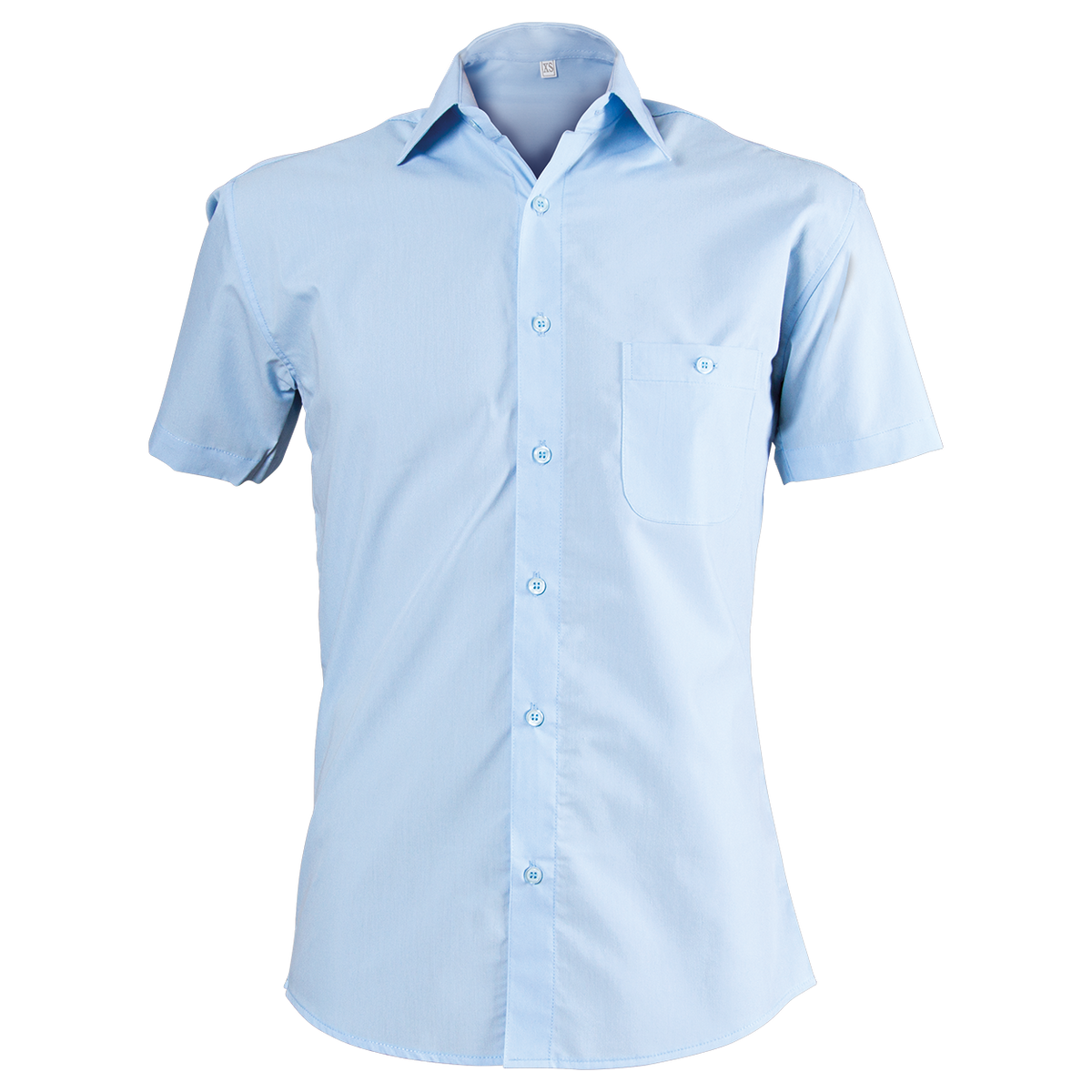Ανδρικό κοντομάνικο πουκάμισο CAMISA LIGHT BLUE