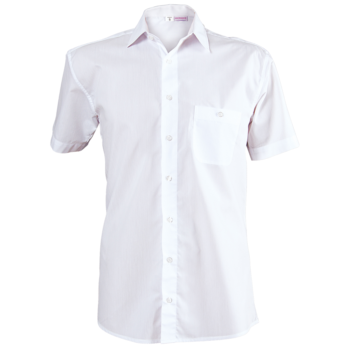 Ανδρικό κοντομάνικο πουκάμισο CAMISA WHITE