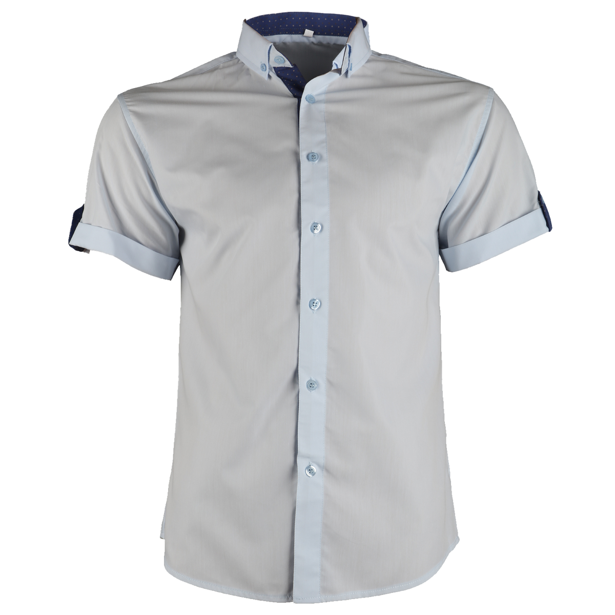 Ανδρικό κοντομάνικο πουκάμισο PORTO FINO LIGHT BLUE