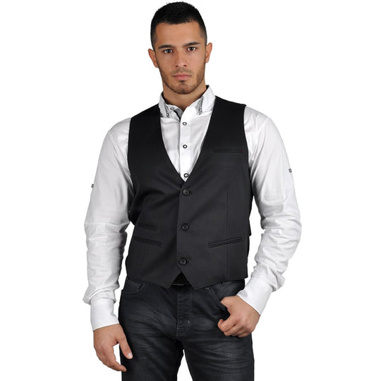 RAGE BLACK Men's vest