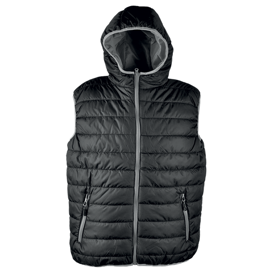 SPEEDY HOOD VEST BLACK/GREY Mеn's vest