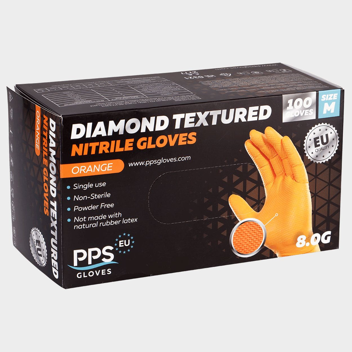Γάντια νιτριλίου PPS DIAMOND GRIP PF - 1