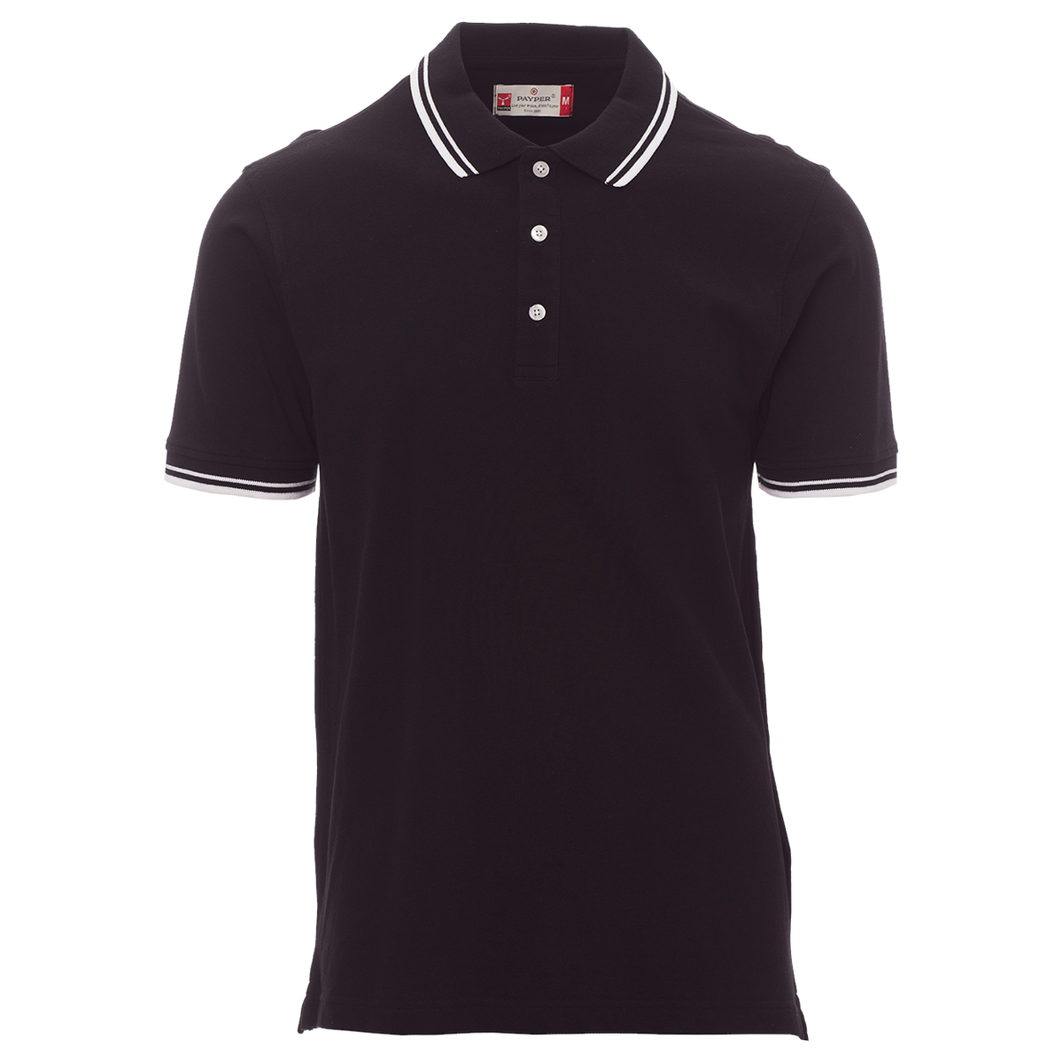 Tricou polo PAYPER SKIPPER NEGRU