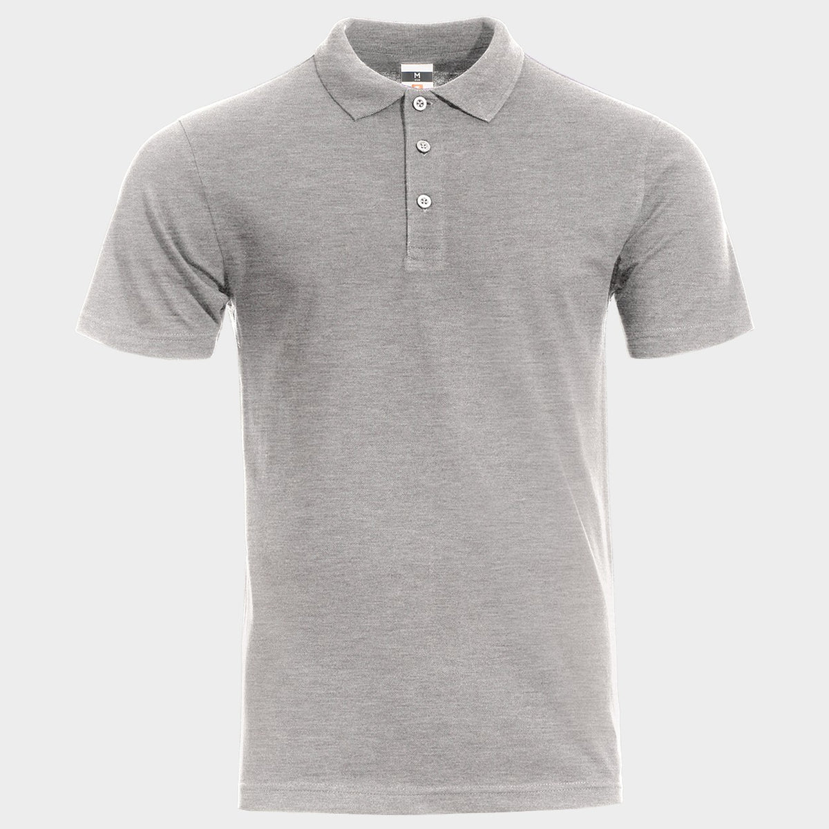 Μπλουζάκι πόλο STENSO NAOS GRAY MELANGE - 1
