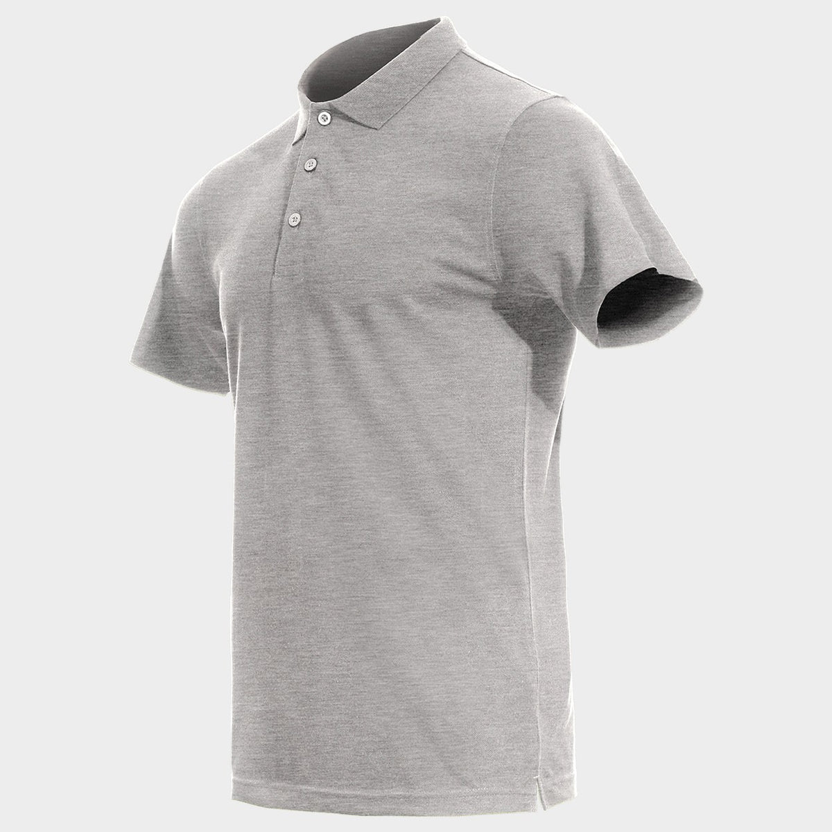 Μπλουζάκι πόλο STENSO NAOS GRAY MELANGE - 3