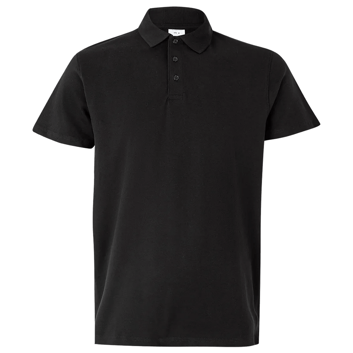 Tricou cu guler VELILLA NEGRU - 1